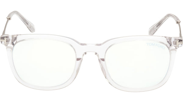 うーる　TOM FORD サングラス ホワイト系フレーム Tom Ford FT5904-B Optical Frame 026 Crystal / Shiny Palladium