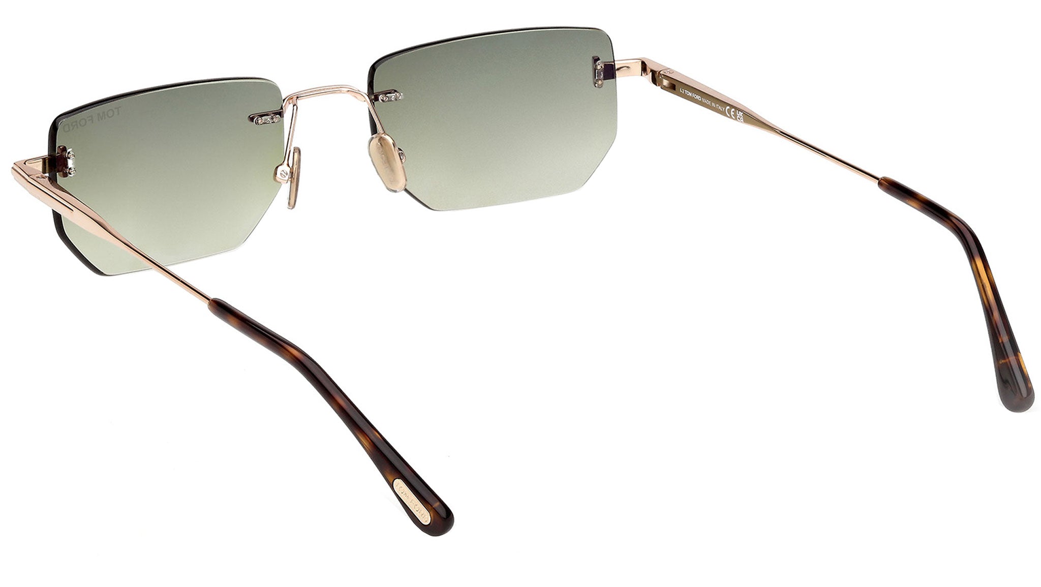 Tom Ford Ethan-02 Sunglasses FT1355 28P Shiny Rose Gold 