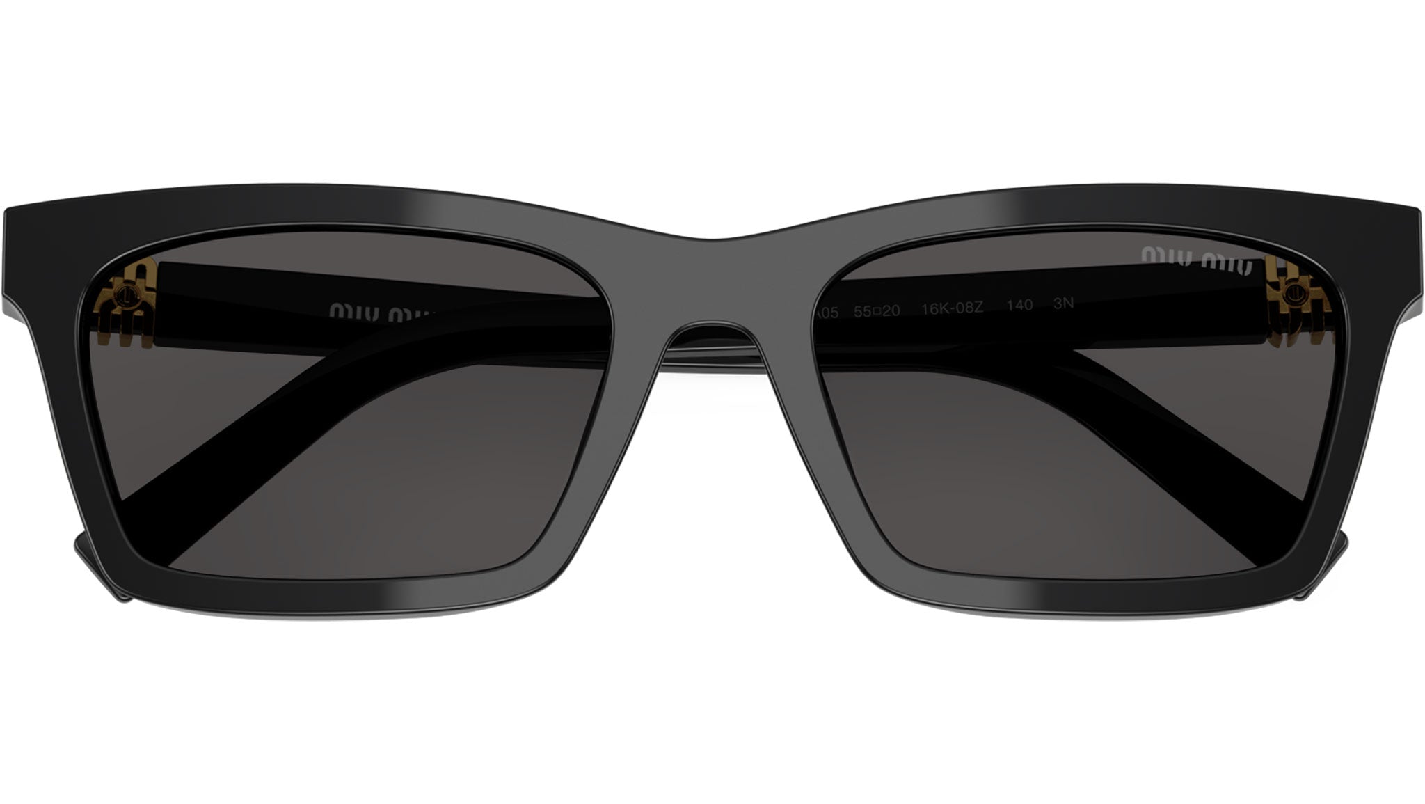 MU A05S Miu Miu Sunglasses 16K08Z Black - eye-oo.com