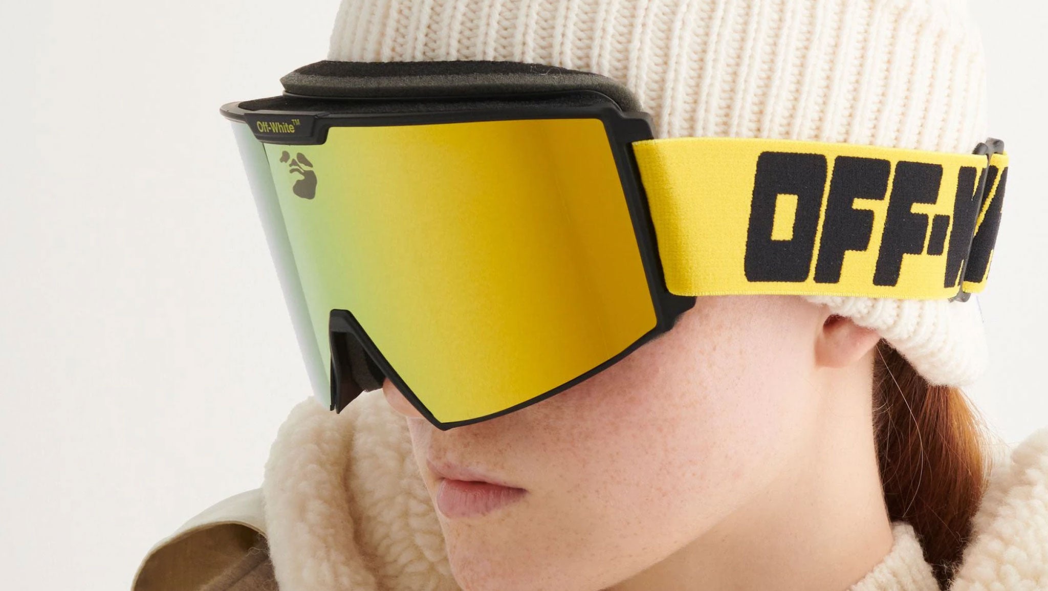 off white ski goggles Off-White Mirrored Ski Goggles
