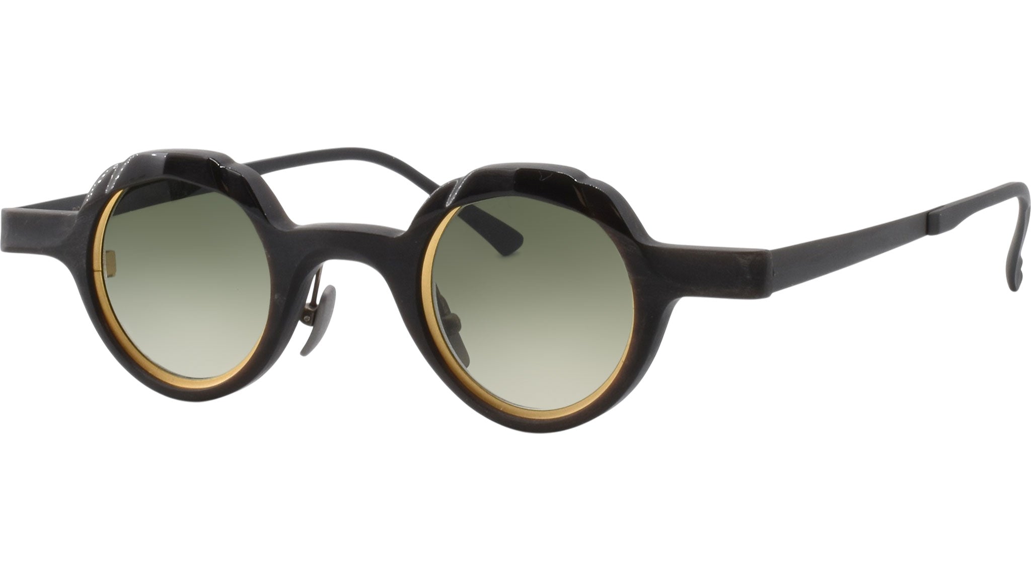 Rigards RG1064 BL Black Horn Sunglasses - eye-oo.com