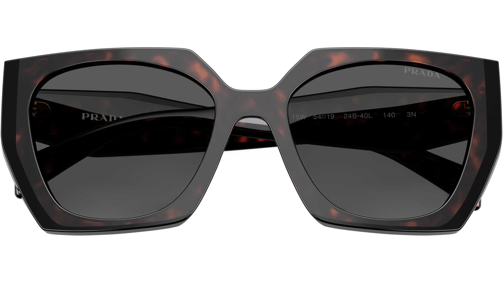 PR 15WS Prada Sunglasses 24B40L Root / Black - eye-oo.com display picture 2