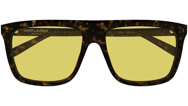 Saint Laurent SL 904 Glasses 003 Havana Mustard Sunglasses - eye
