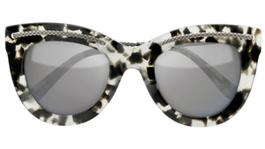 BV0030S 005 havana and mirror silver