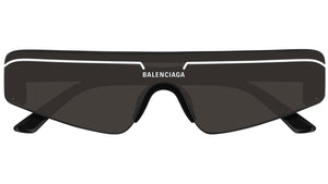 BB0003S 001 shiny black solbriller