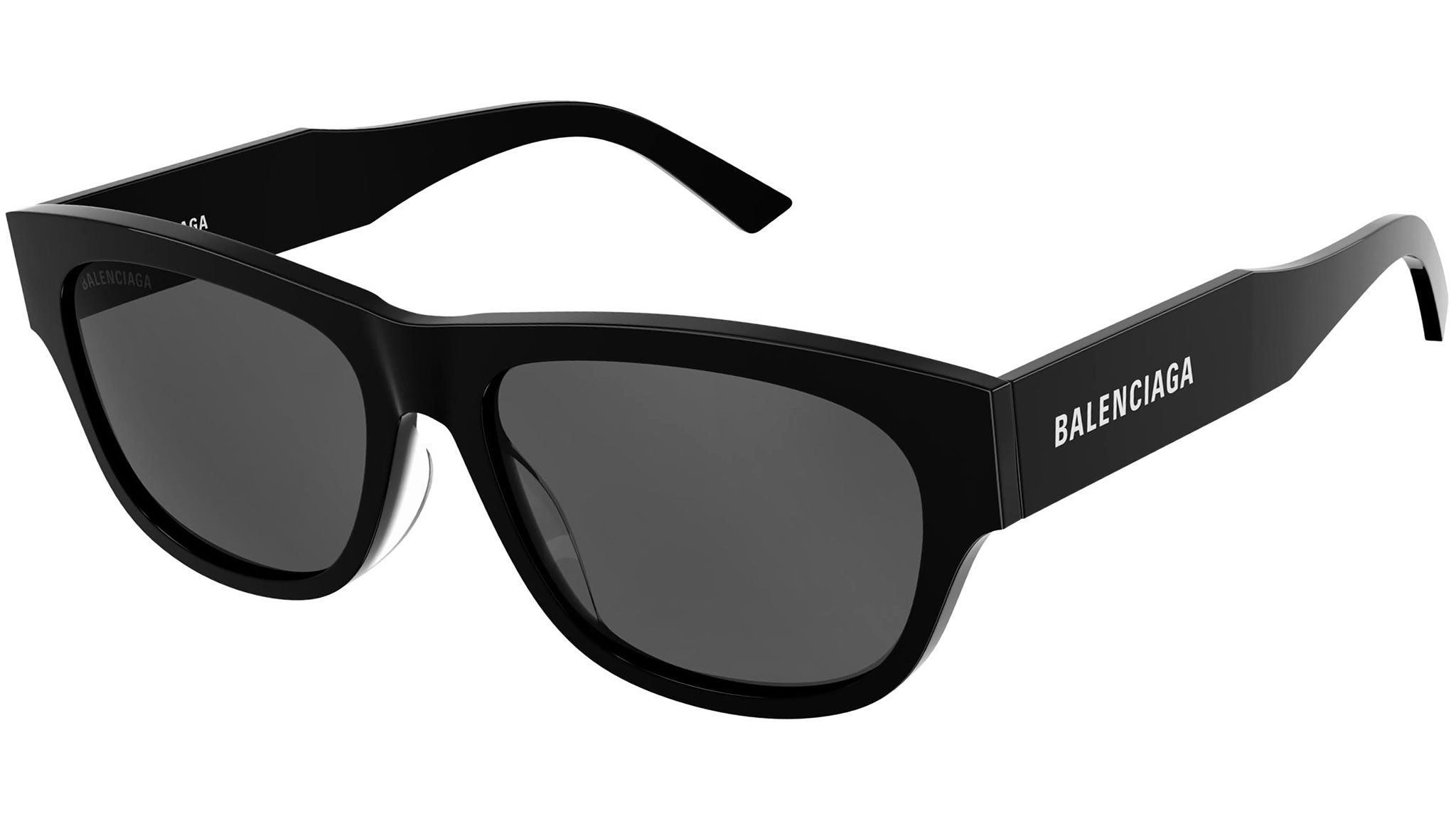Balenciaga BB0164S 001 Shiny Black Sunglasses