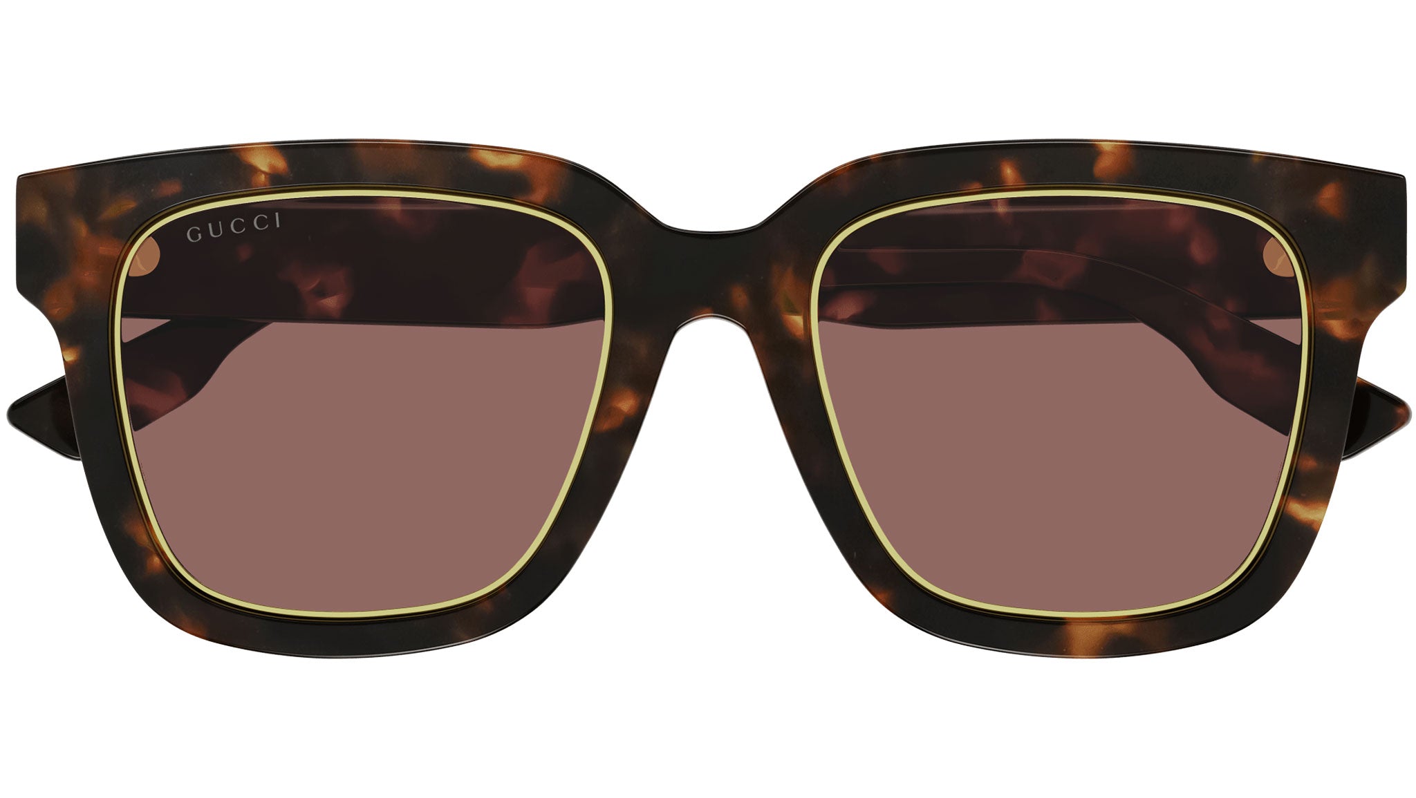 Gucci GG0001S Sunglasses - Black/Green (002)