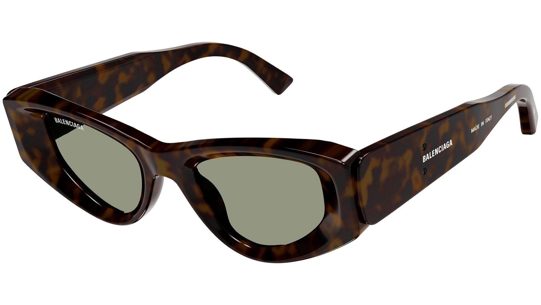002 Havana Green Sunglasses