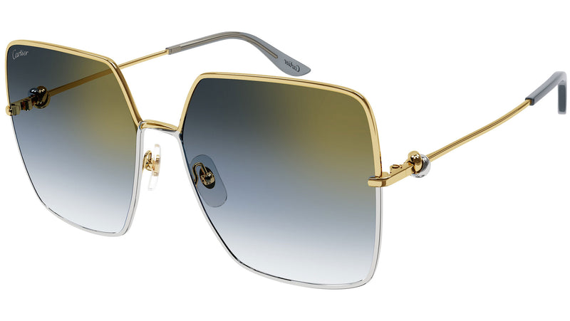 Modsatte Omvendt Bonus Cartier CT0361S 002 Gold Brown Sunglasses