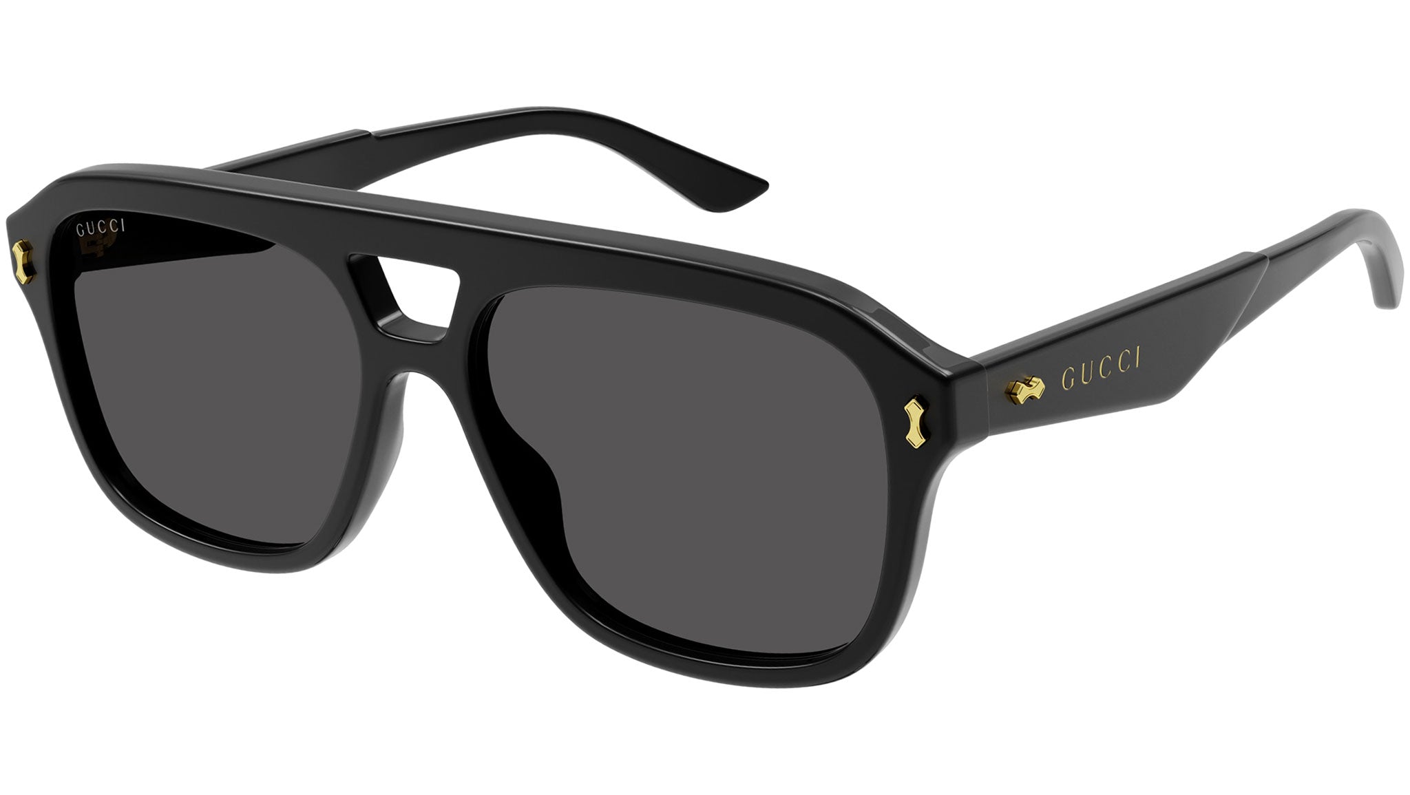 Gucci GG1263S 001 Black Grey Sunglasses