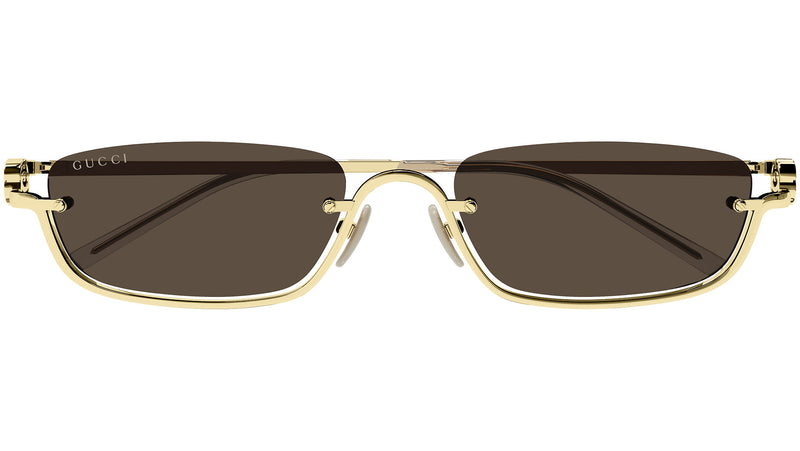 Gucci 002 Gold Sunglasses