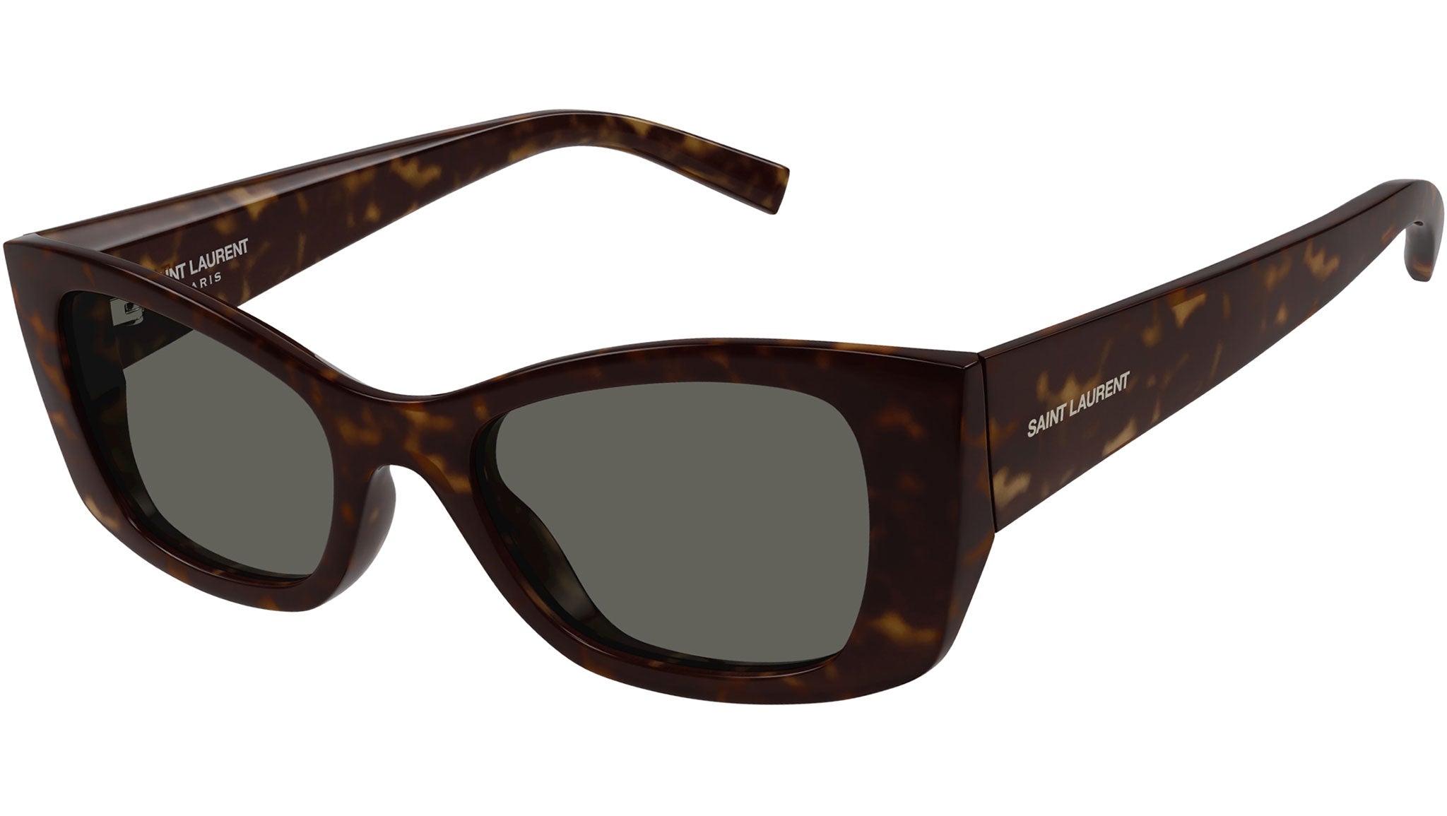 Saint Laurent SL 593 002 Tortoise Grey Sunglasses