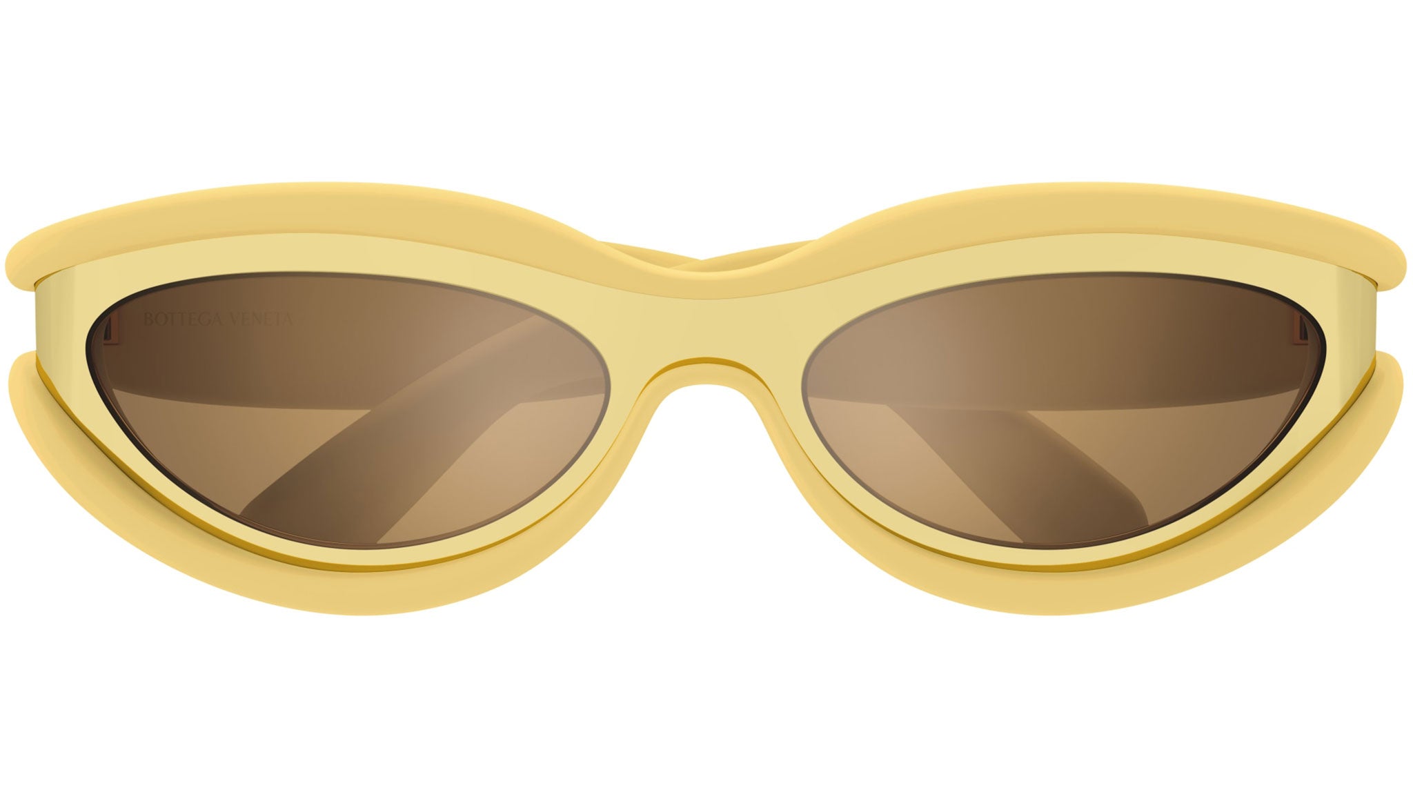 Bottega Veneta® Men's Classic Square Sunglasses in Havana / Brown