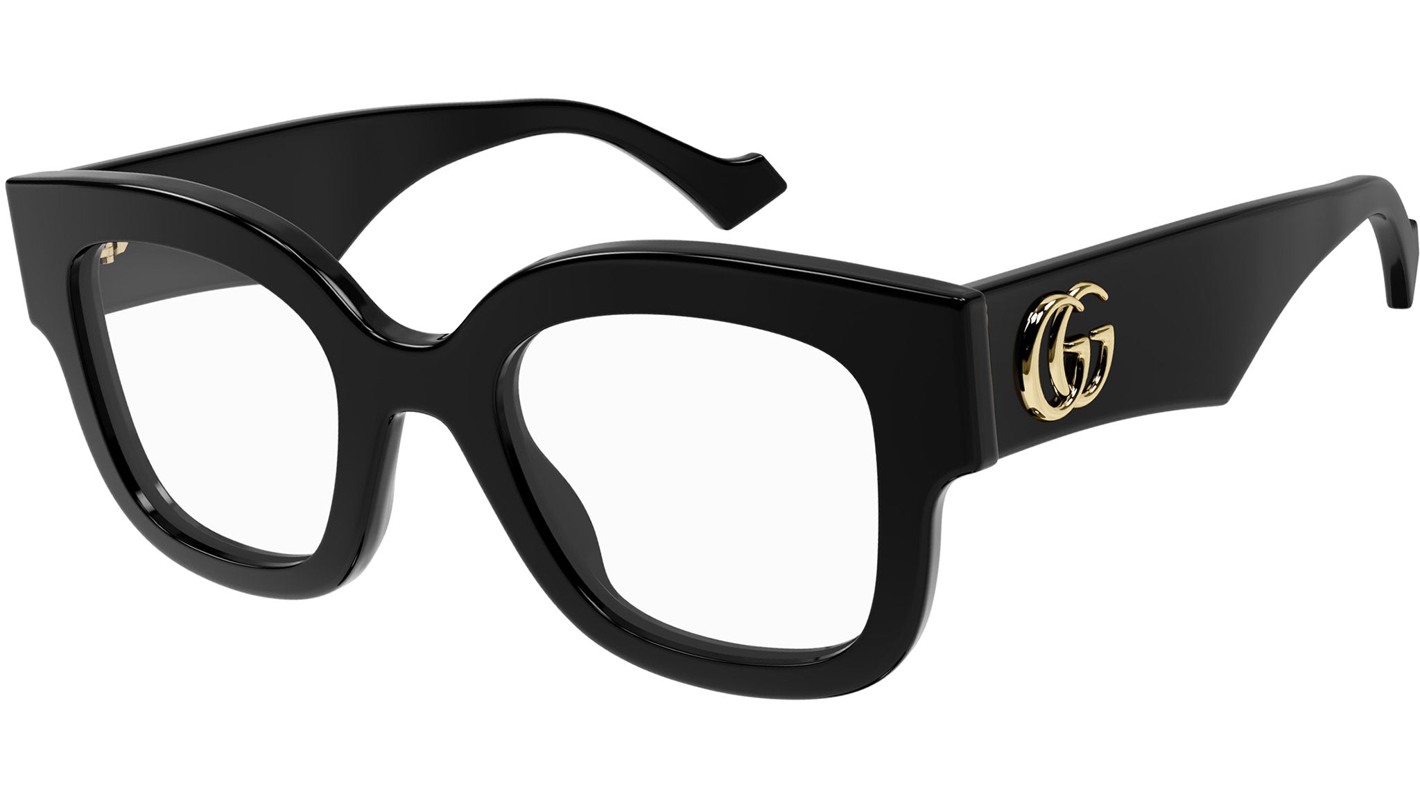 Gucci GG1423O 001 Eyeglasses Shiny Black