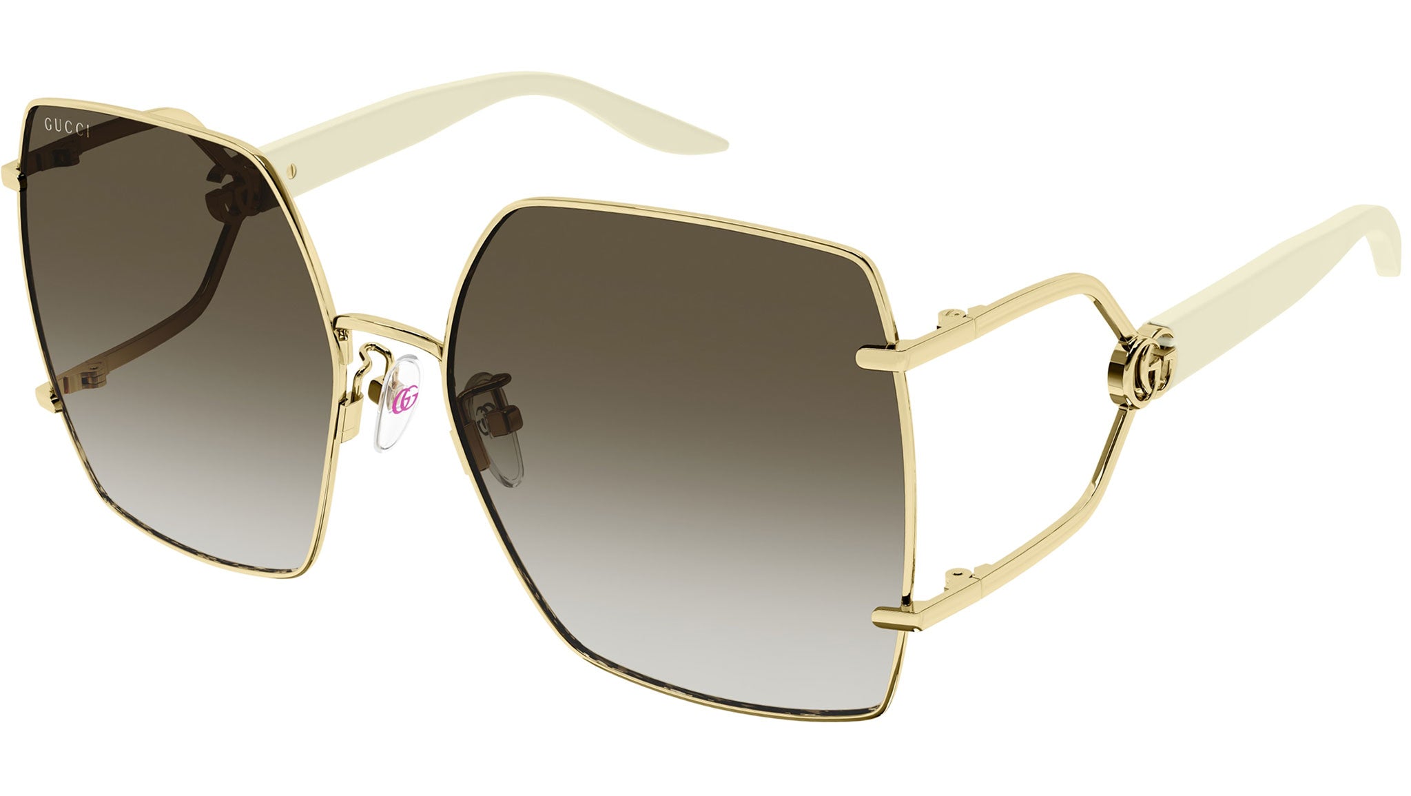 Gucci GG1564SA 003 Sunglasses Shiny Gold