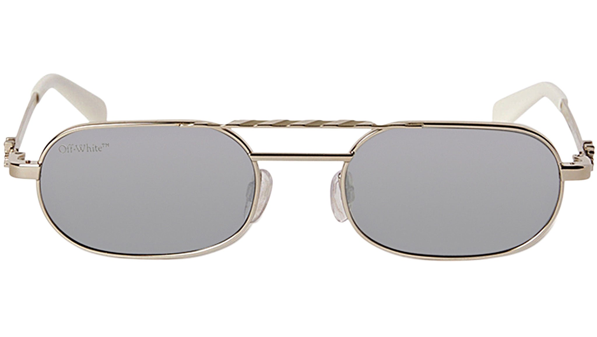 Off-White Baltimore Silver Mirror Sunglasses | Sonnenbrillen