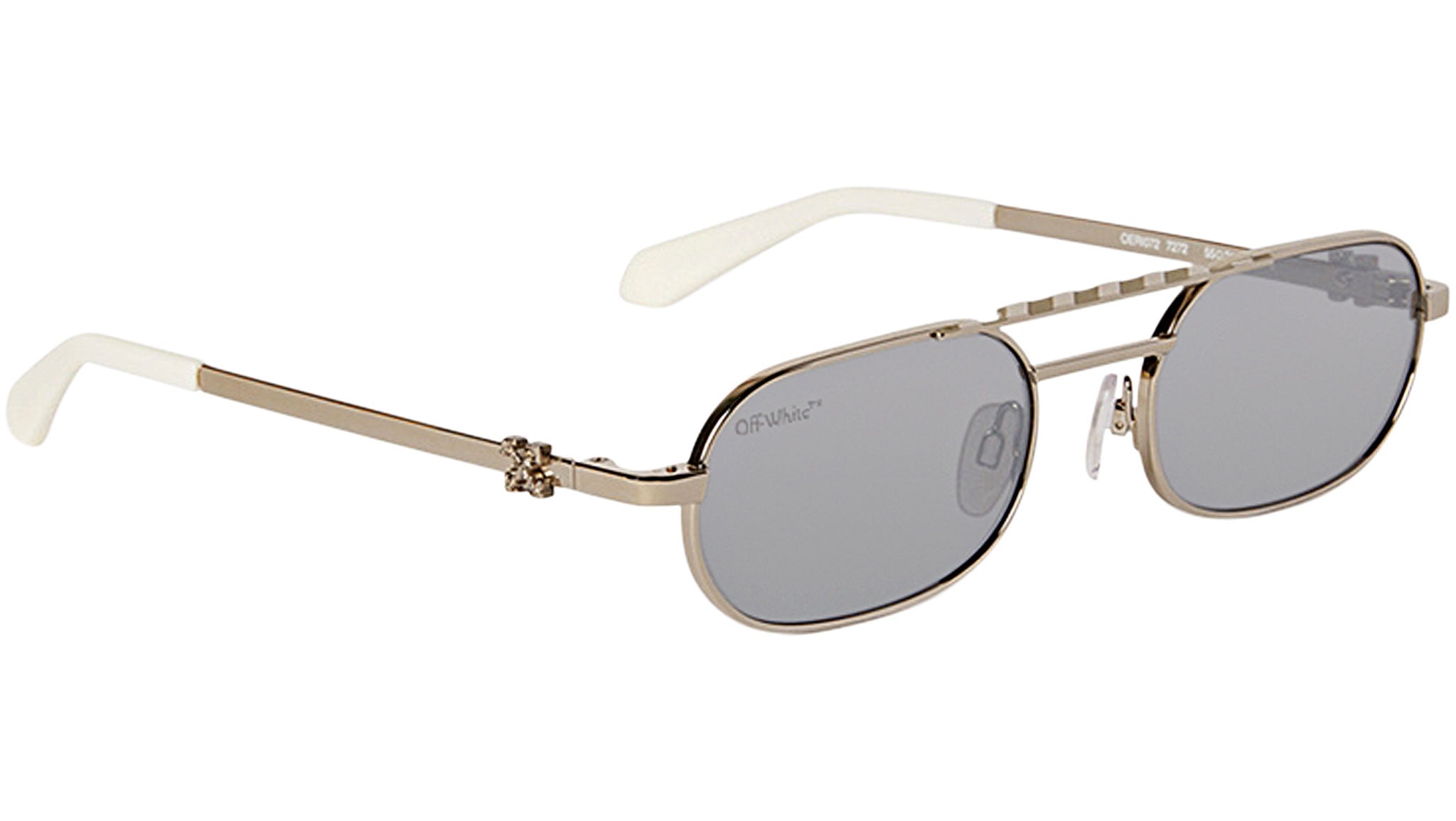 Off-White Baltimore Silver Mirror Sunglasses
