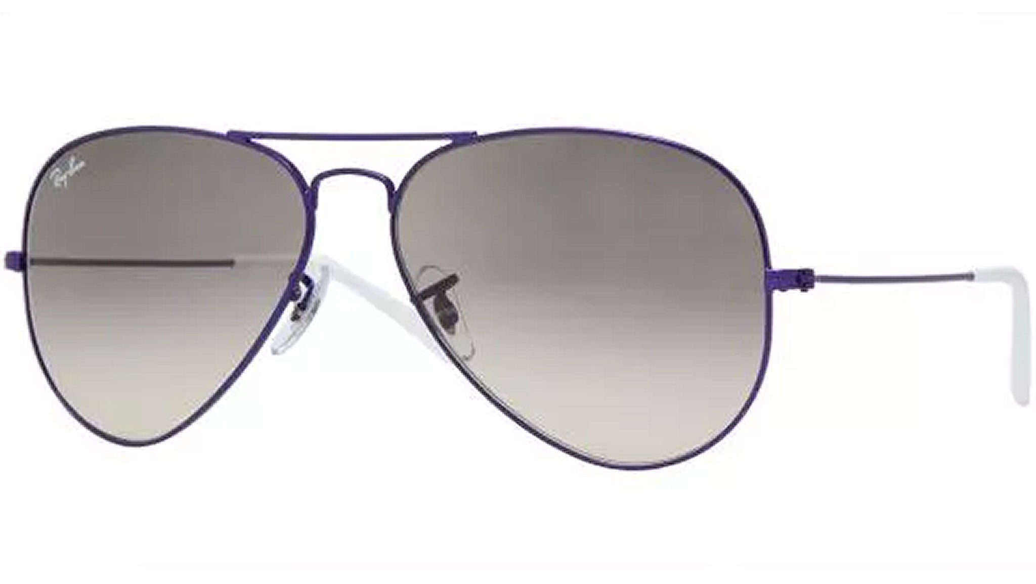 Ray-Ban Aviator Large Metal Sunglasses 087/32 Purple