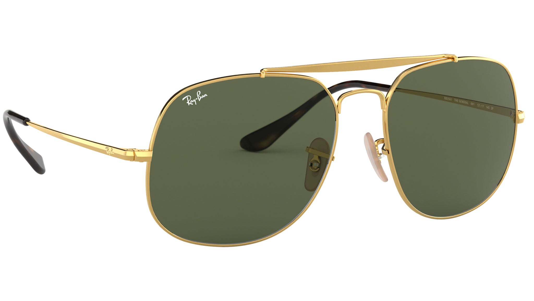 Ray-Ban The General RB3561 001 Gold Sunglasses