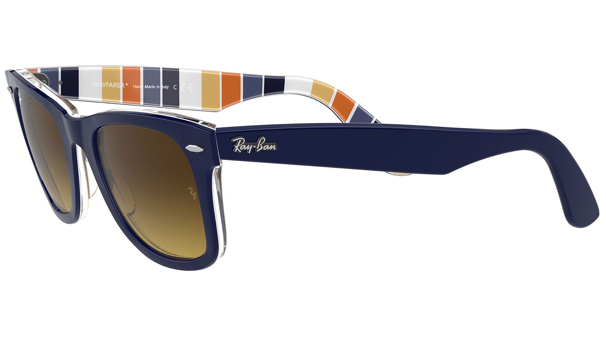 RAY-BAN Ray Ban Original Wayfarer Classic Polarized Brown Classic B-15  Unisex Sunglasses RB2140 902/57 50 for Women