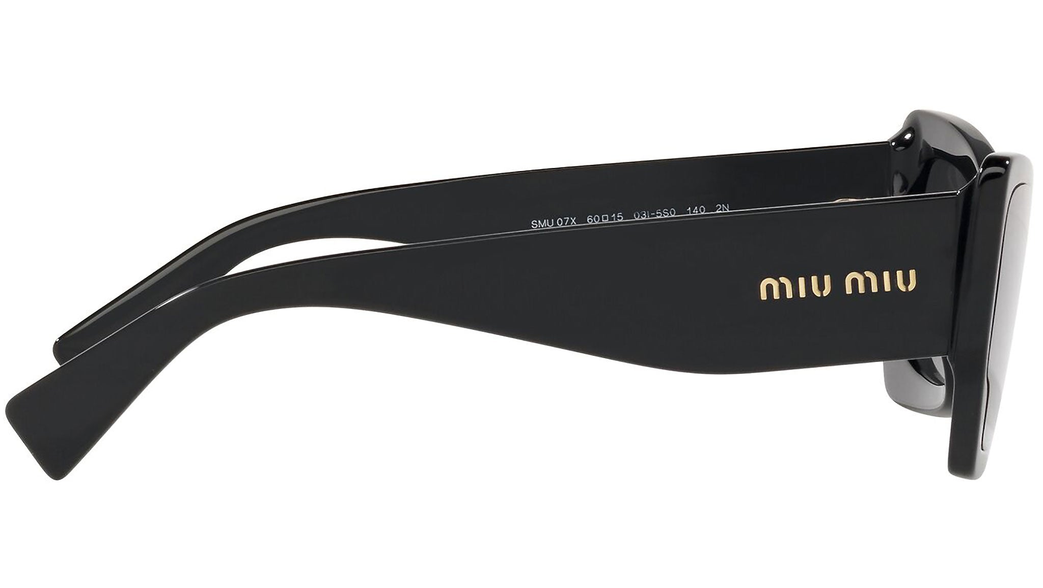 Miu Miu LOGO SMU 07X Black/Grey 60/15/140 women Sunglasses