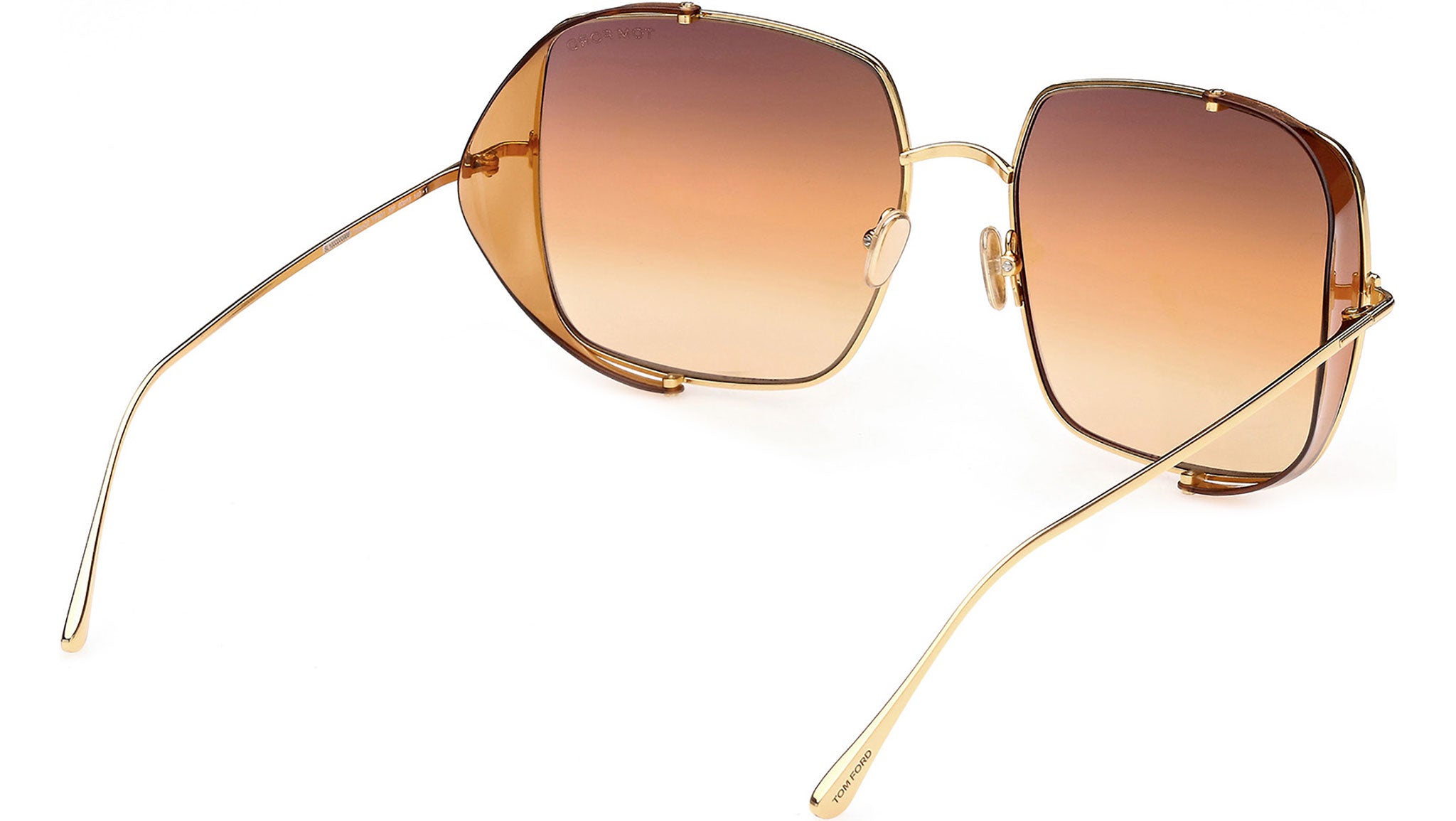 Tom Ford Eyewear Square Gradient Sunglasses - Brown